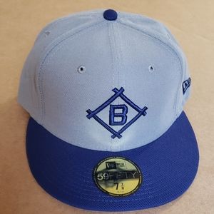 New Era Brooklyn Dodgers Cooperstown Fitted Hat Cap Size 7 3/8 Brand New